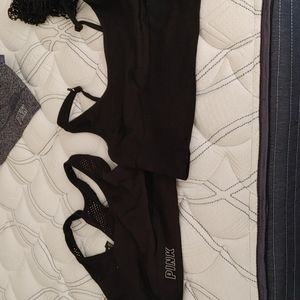 PINK light support sport bras